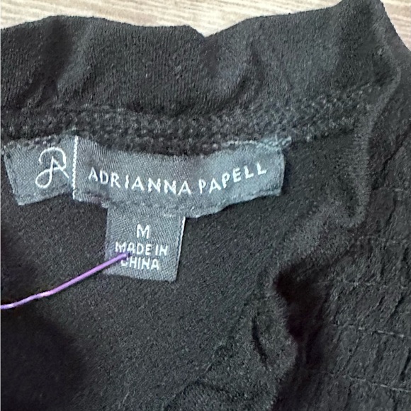 Adrianna Papell Mock Neck Puff Sleeve Blouse - Picture 9 of 13